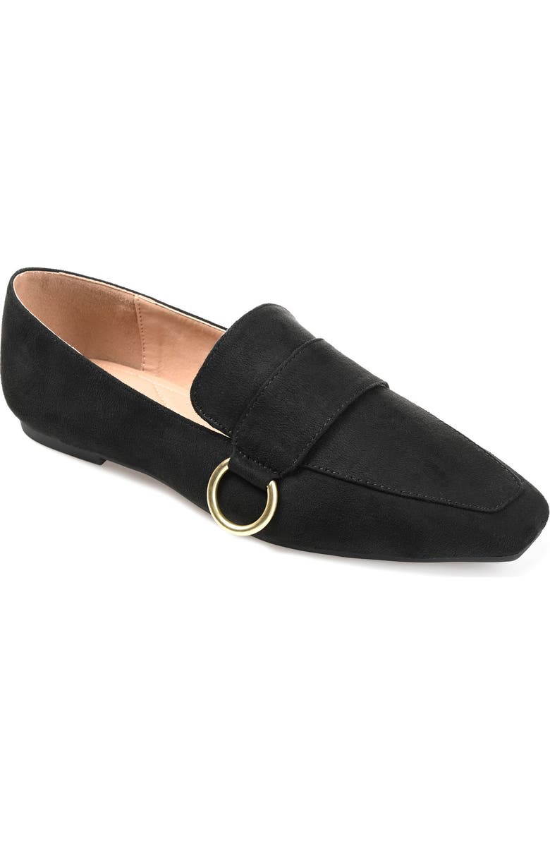 Journee Collection Benntly Vegan Leather Flat Loafer, Main, color,