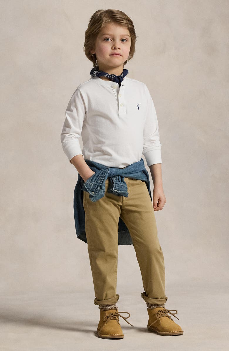 Polo Ralph Lauren Kids' Sullivan Slim Fit Five Pocket Pants, Alternate, color, Khaki