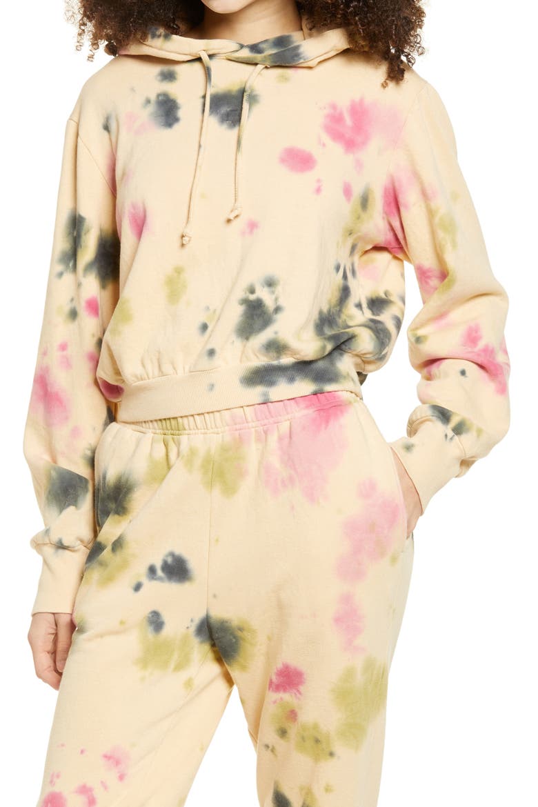 Fink Tie Dye Hoodie, Main, color, SAND CRUMBLE TIE DYE