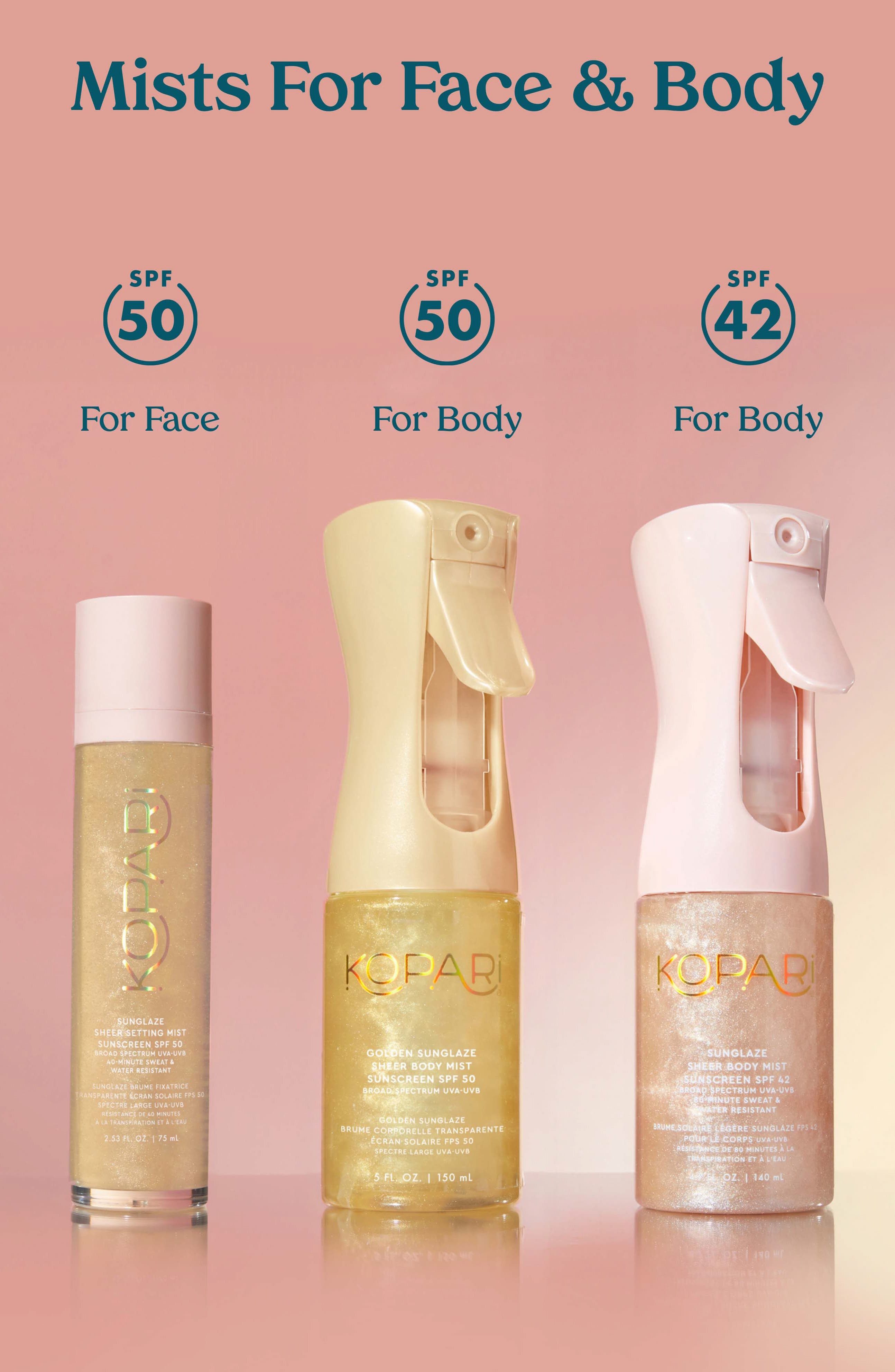 Sunglaze Sheer Setting Mist Sunscreen SPF 50