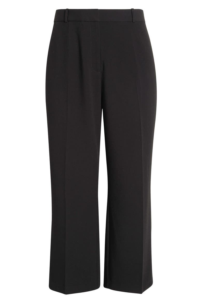 Ankle Straight Leg Pants, Alternate, color, BLACK