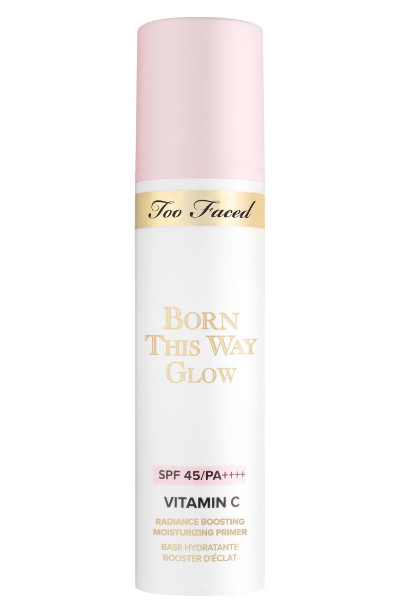 Too Faced Born This Way Glow SPF 45 Radiance Boosting Moisturizing Primer, Main, color, 