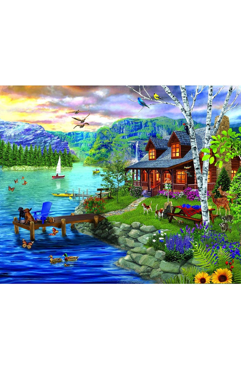 Sunsout Peaceful Summer 1000 piece Jigsaw Puzzle for Adults, Alternate, color, Multicolor
