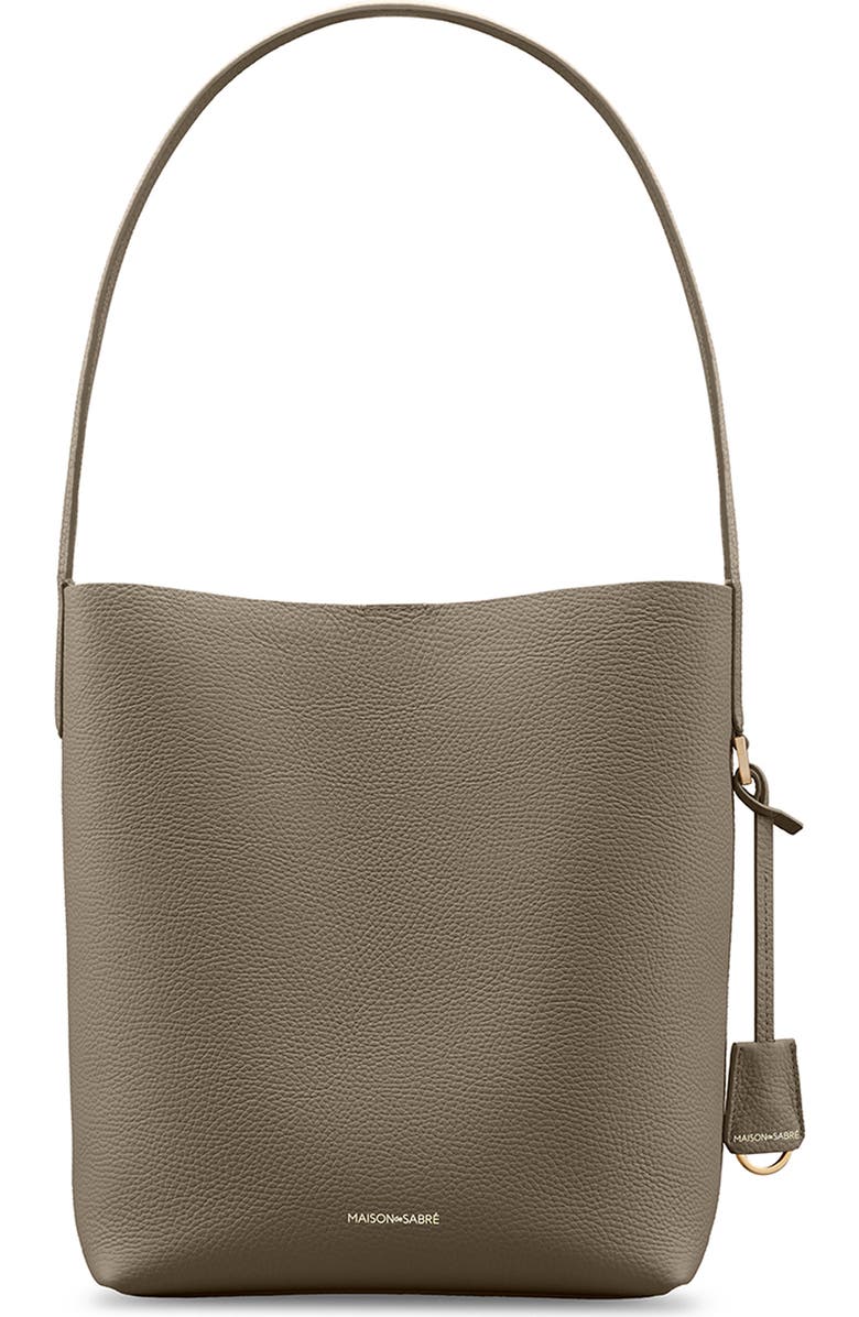 MAISON de SABRÉ The Bucket Soft Tote, Main, color, Cashmere Matcha