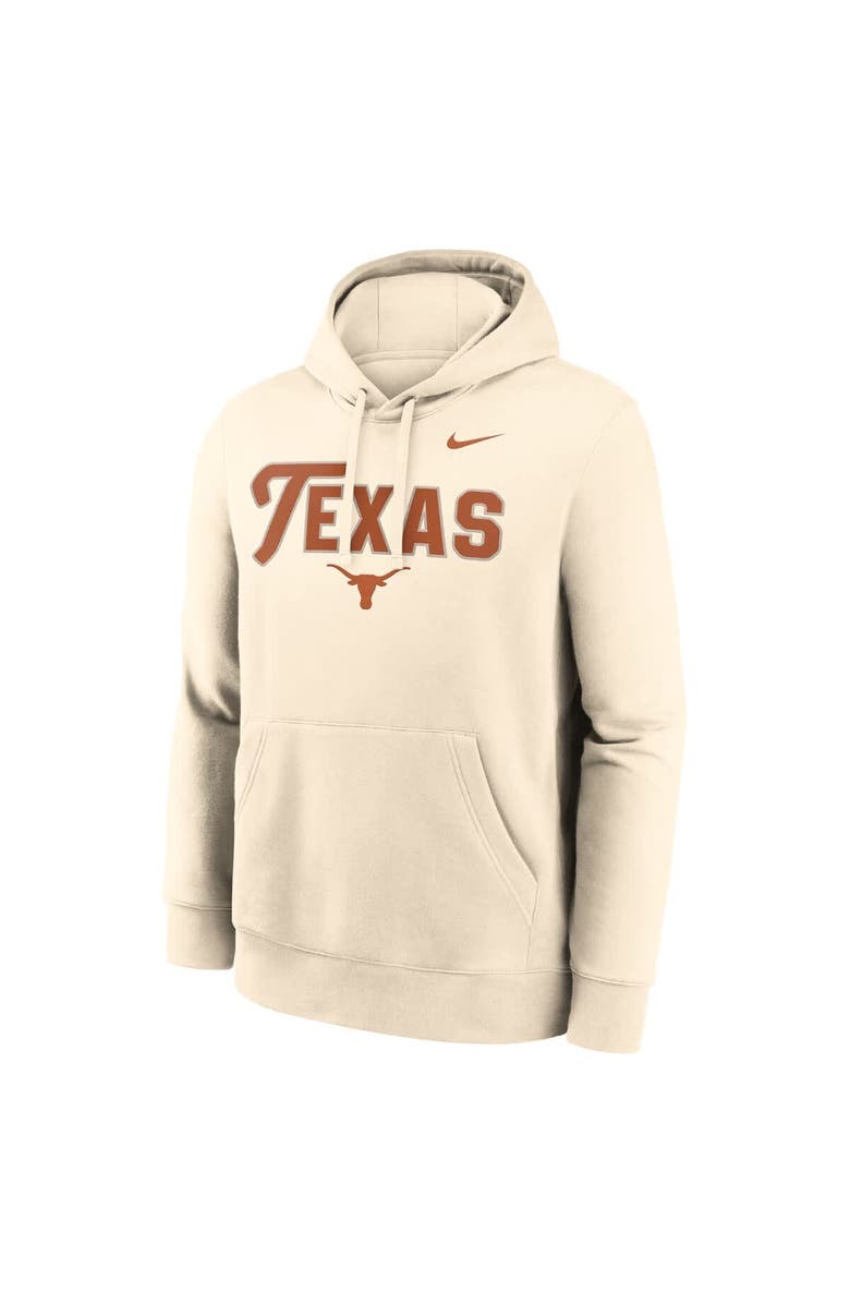 Nike Men's Nike Natural Texas Longhorns Primetime Club Hoodie, Alternate, color, Natural