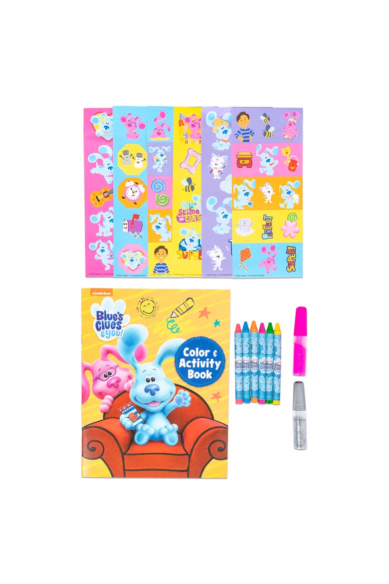 Color Activity Set, Blue's Clues Coloring & Activities Book, Kid 5+, Alternate, color, Multicolored
