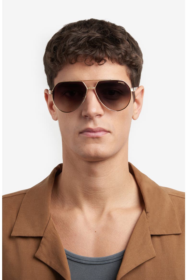 Victory 62mm Gradient Aviator Sunglasses, Alternate, color, 02F7-HA