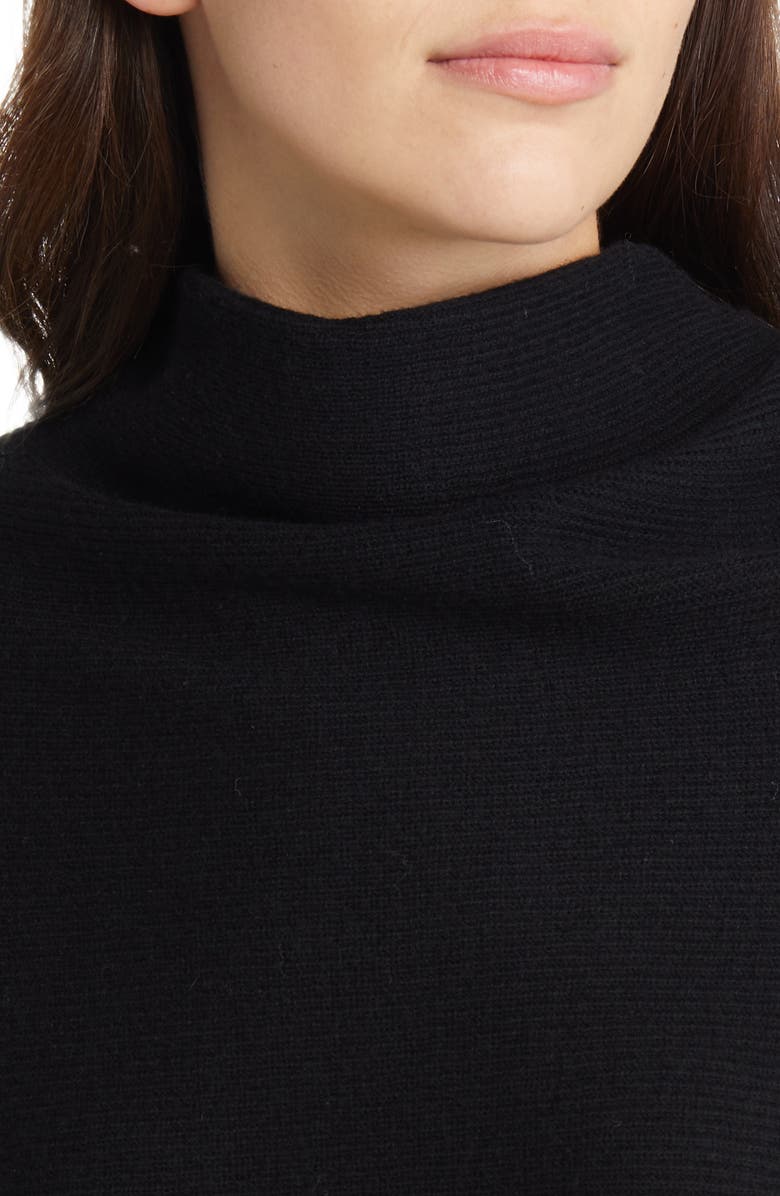 AllSaints Ridley Cowl Neck Wool & Cashmere Crop Sweater, Alternate, color, 