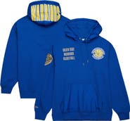 Mitchell & Ness Men's Mitchell & Ness Royal Golden State Warriors Team OG 2.0 Vintage Logo Fleece Pullover Hoodie