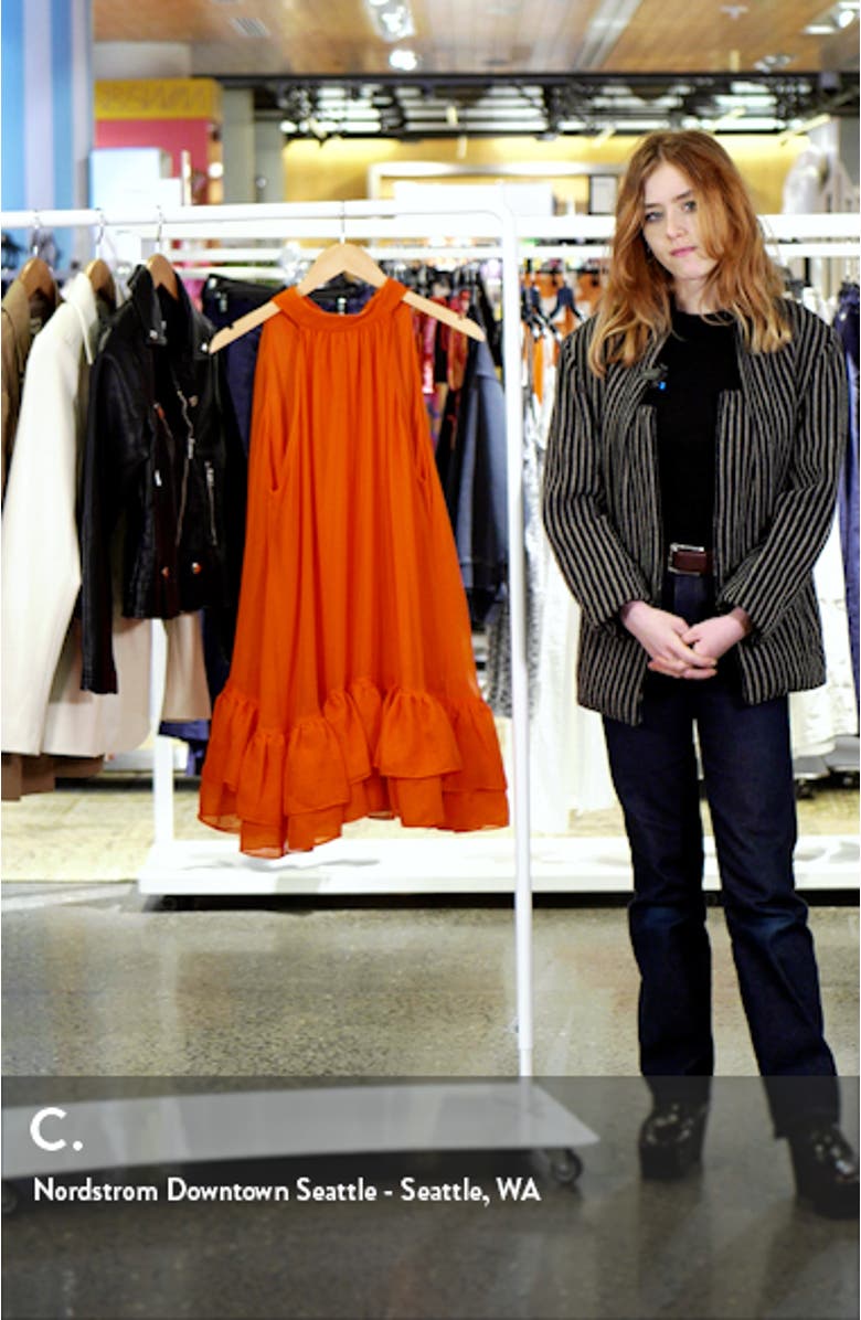 Erna Ruffle Hem Dress, sales video thumbnail