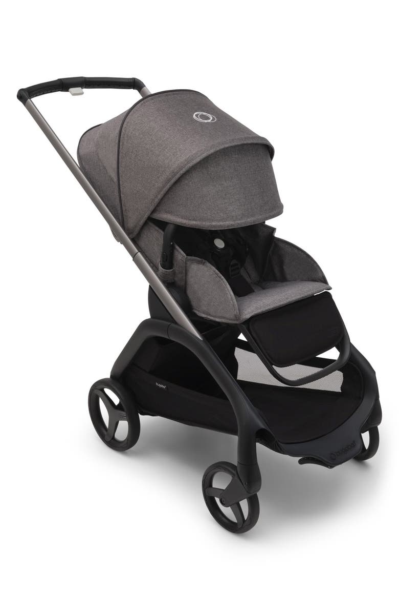 Bugaboo Dragonfly Seat Stroller, Alternate, color, Graphite/Grey Melange