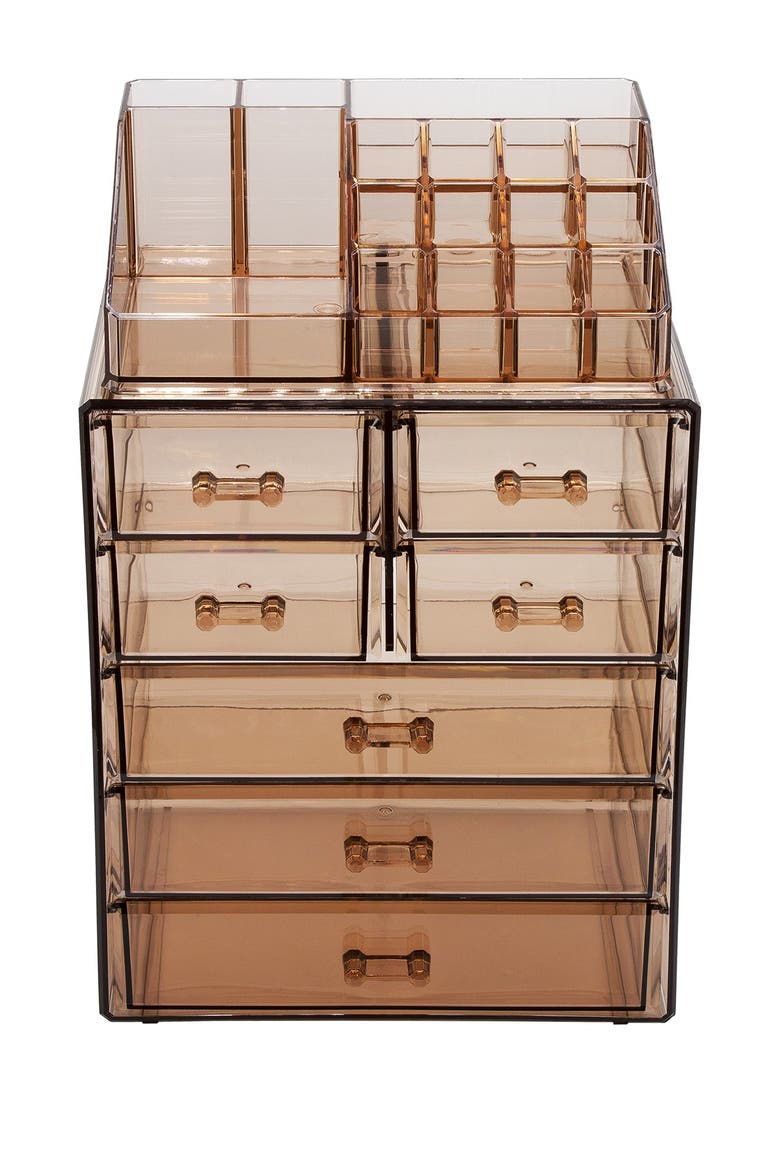 Makeup Storage Case - Brown, Alternate, color, BROWN