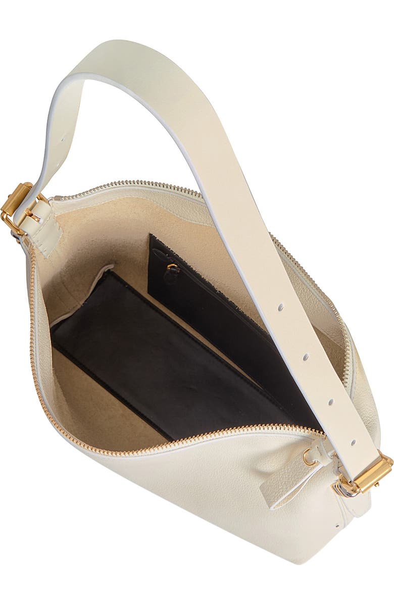 Rebecca Minkoff Buckle Up Shoulder Bag, Alternate, color, Porcelain
