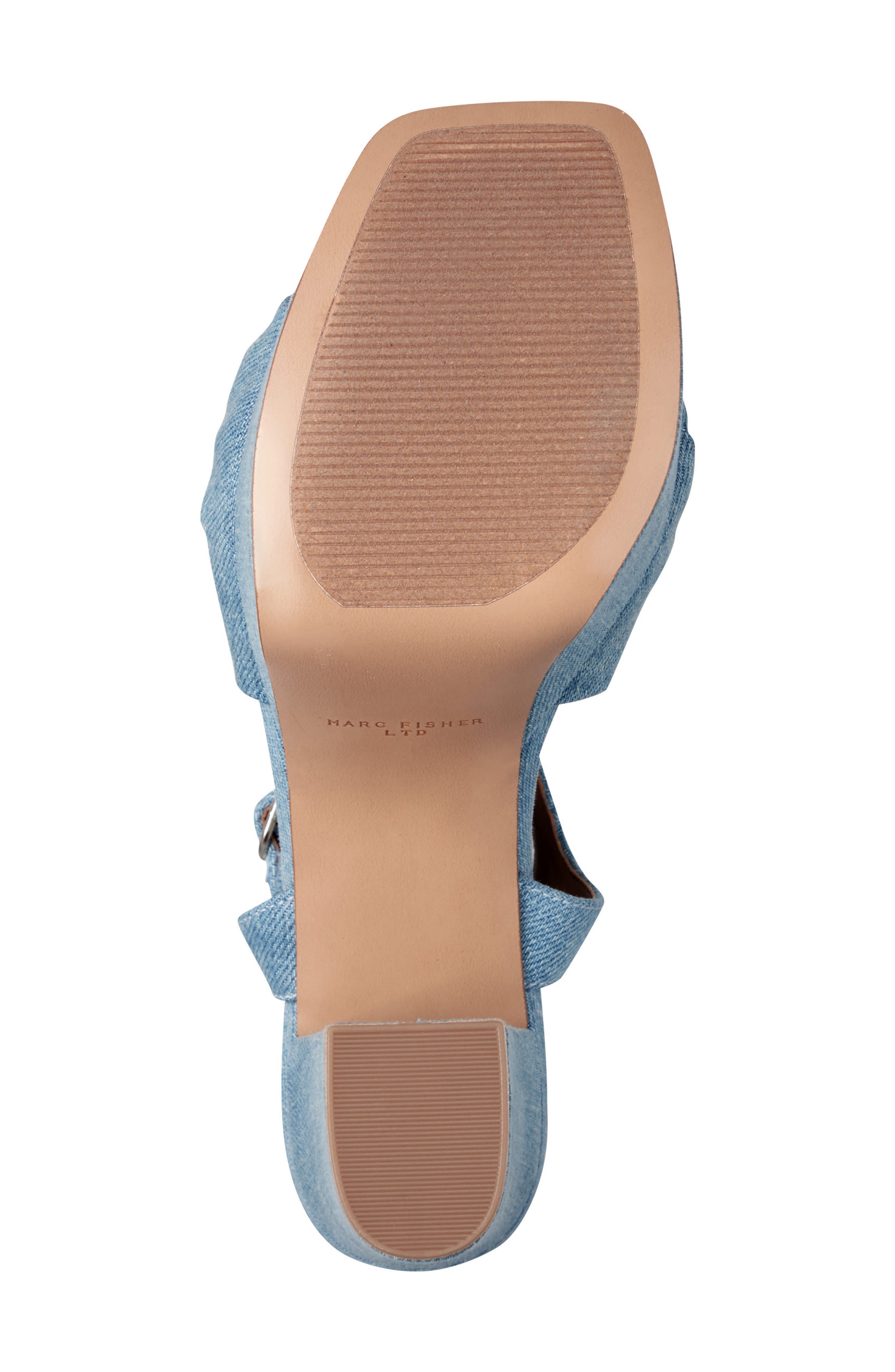 Marc Fisher LTD Candey Platform Sandal, Alternate, color, Blue