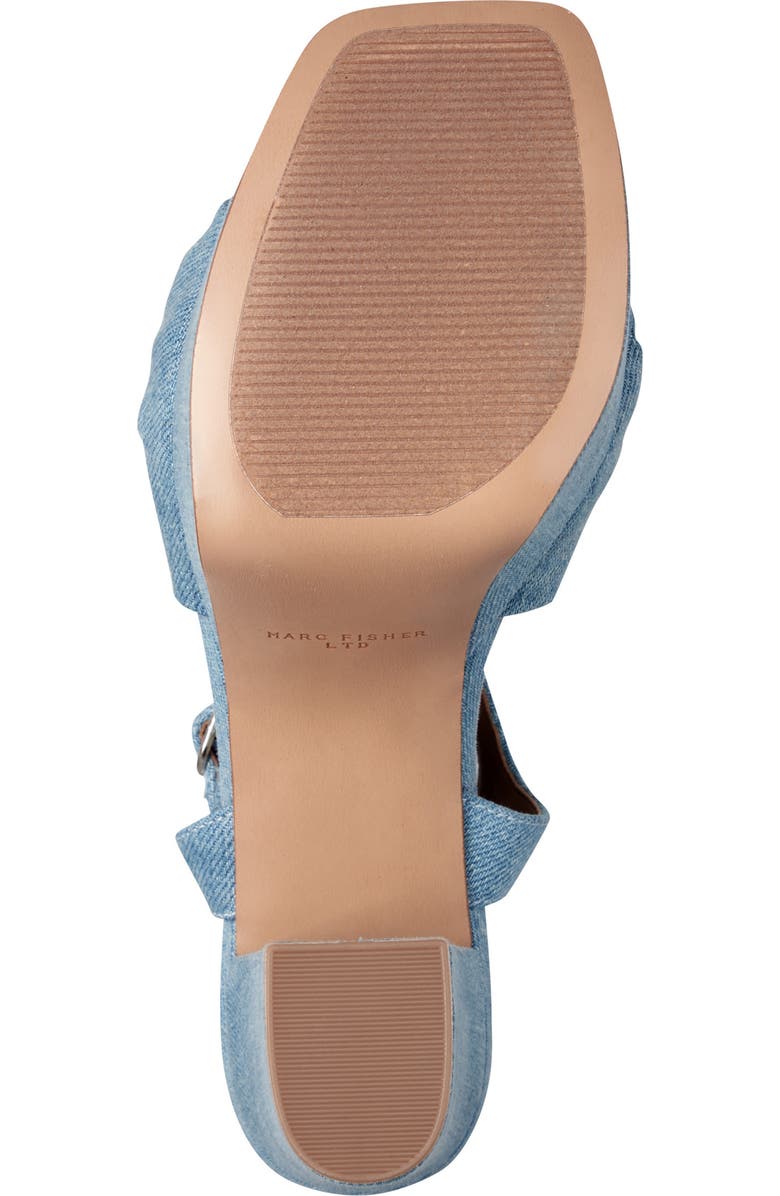 Marc Fisher LTD Candey Platform Sandal, Alternate, color, Blue