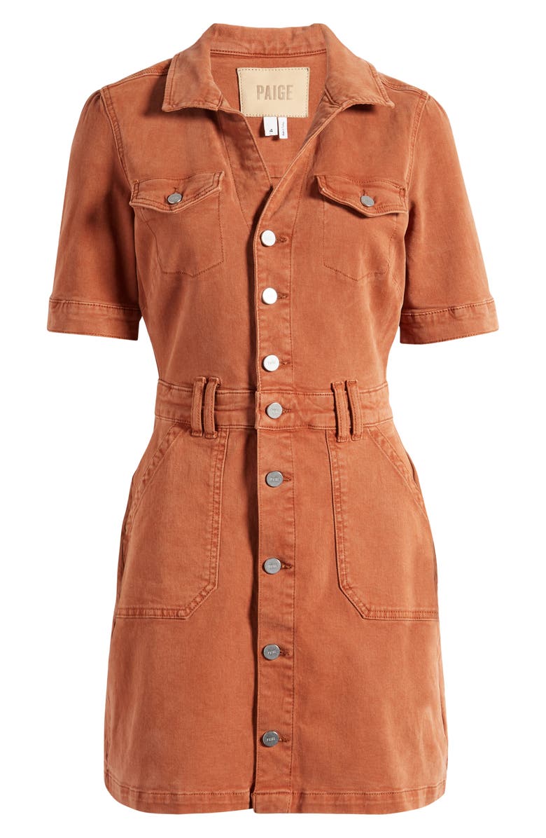 PAIGE Mayslie Denim Shirtdress, Alternate, color, 