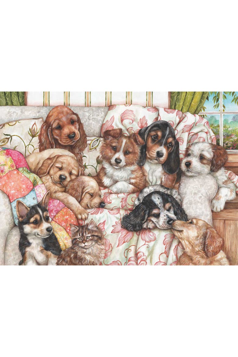 Puppies 1000 piece Jigsaw Puzzle for Adults, Alternate, color, Multicolor
