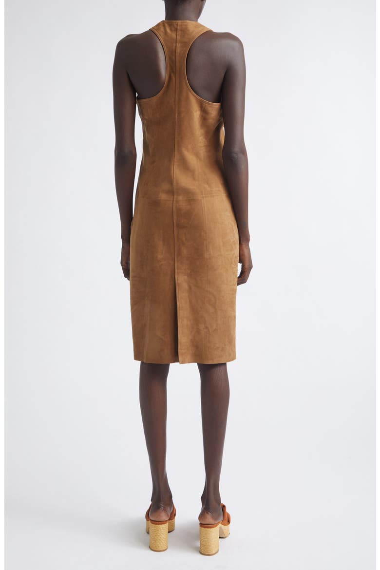 Racerback Nubuck Dress, Alternate, color, CLAY CHIARO NOCE