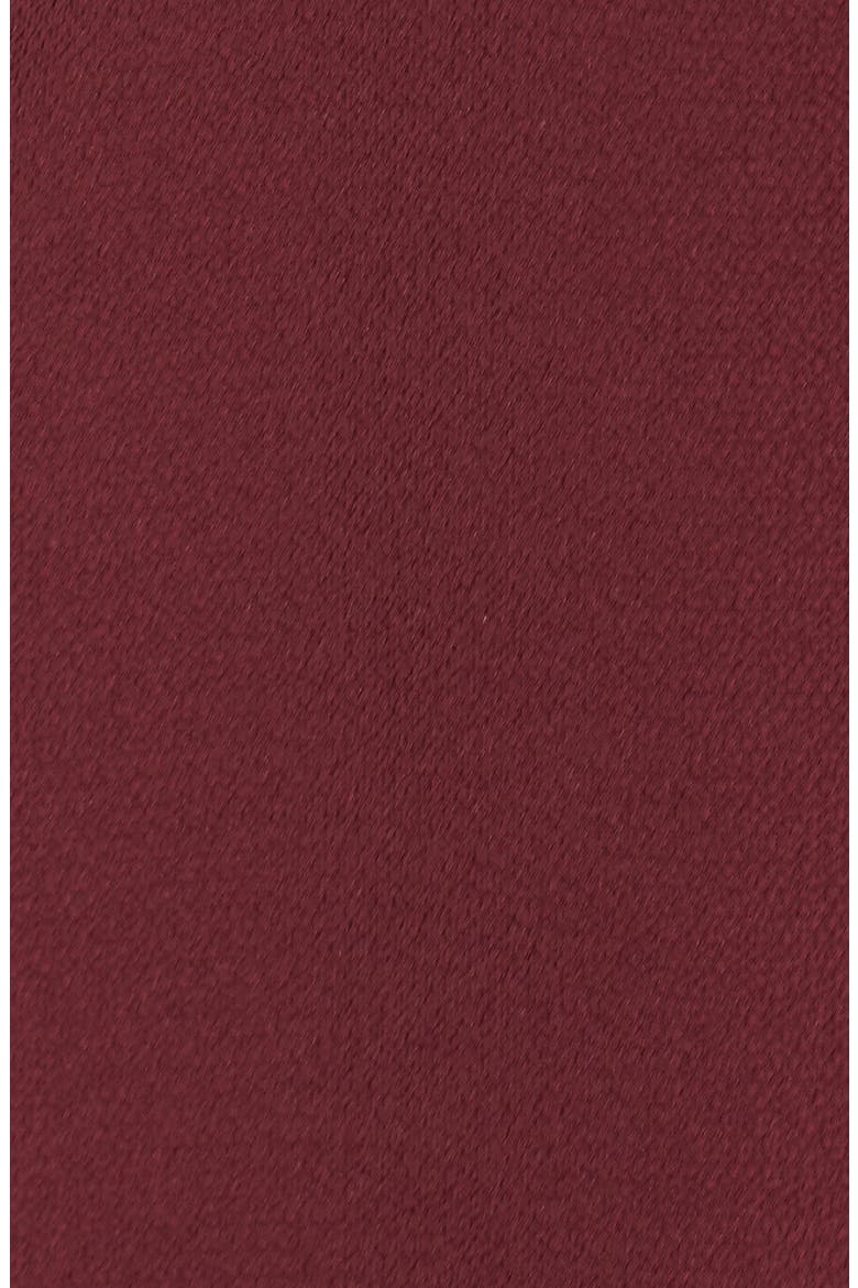 Crepe Bow Fit & Flare Dress, Alternate, color, WINE