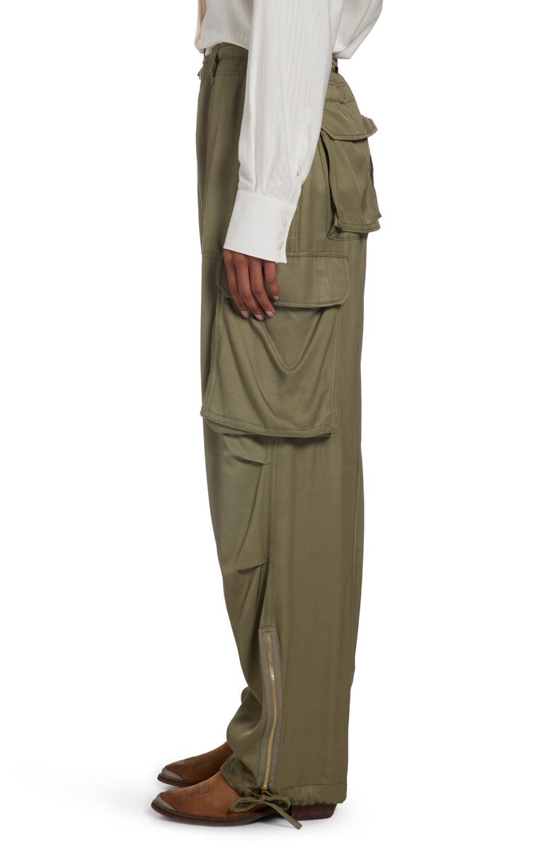 Golden Goose Wide Leg Cargo Pants, Alternate, color, 