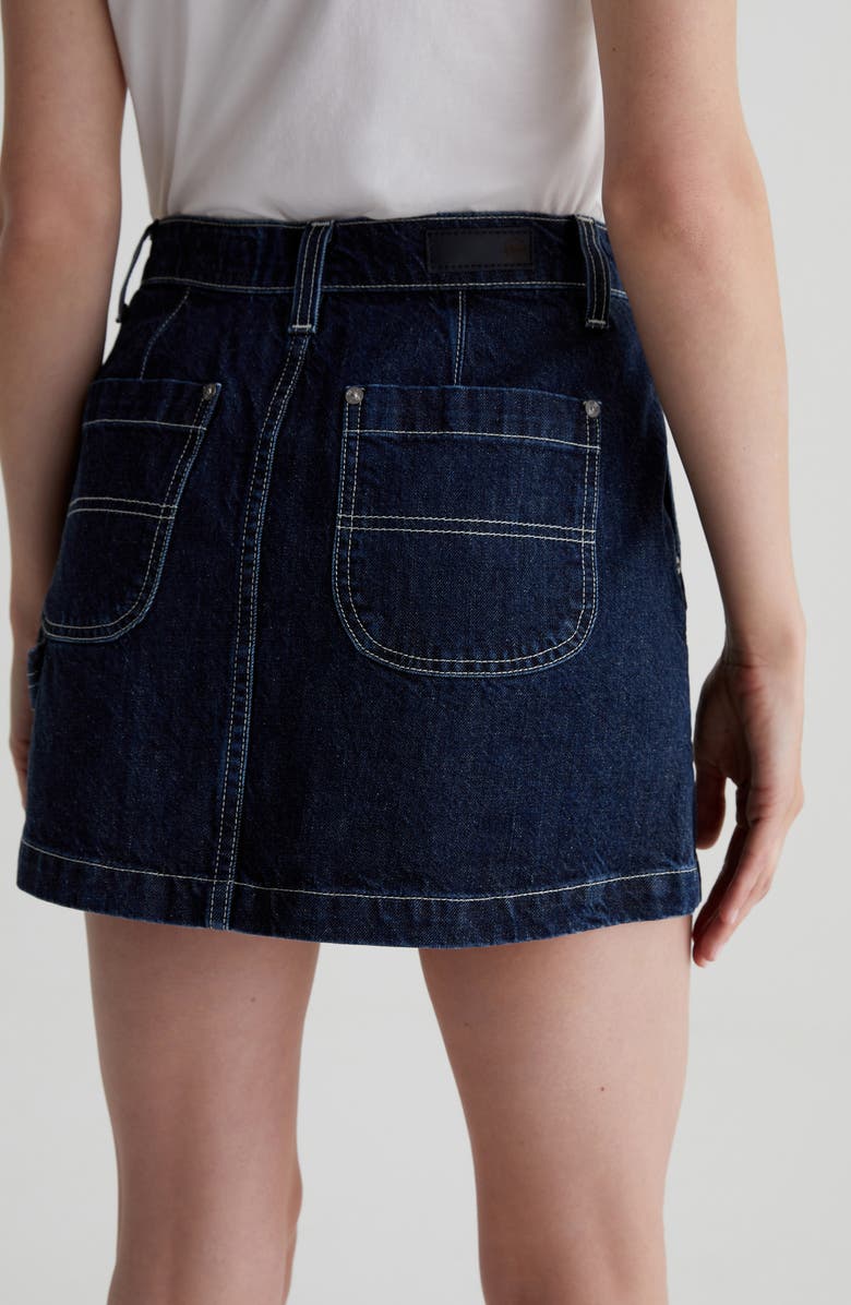 AG Jae Denim Miniskirt, Alternate, color, 