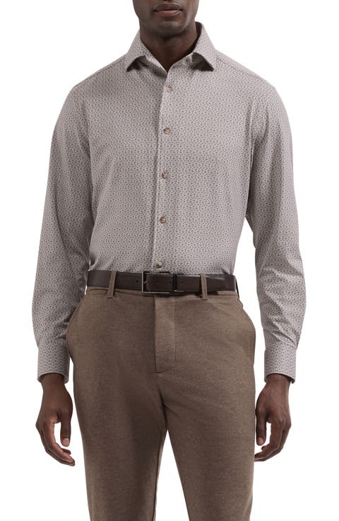 Devon OoohCotton® Print Button-Up Shirt