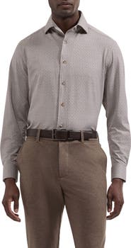 Bugatchi Devon OoohCotton® Print Button-Up Shirt