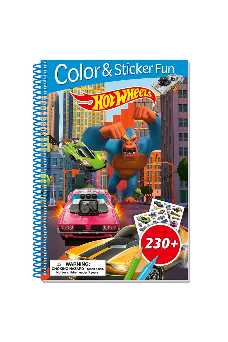 Color & Sticker Book, Main, color, Blue