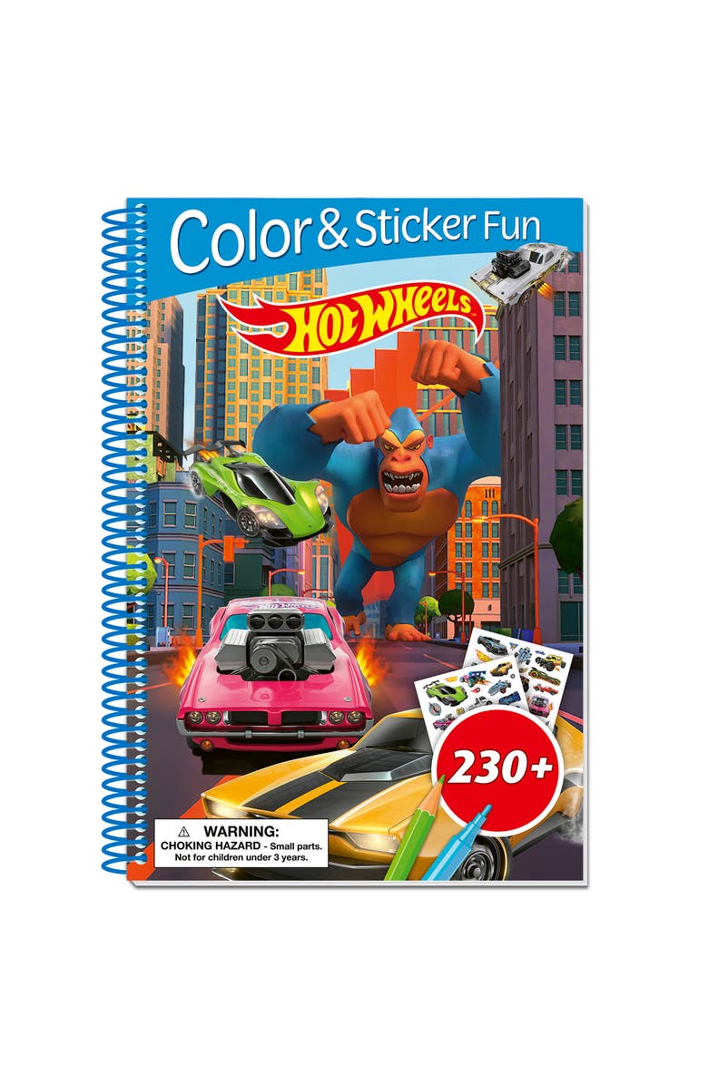 book 'n' app pApplishing house Color & Sticker Book, Main, color, Blue