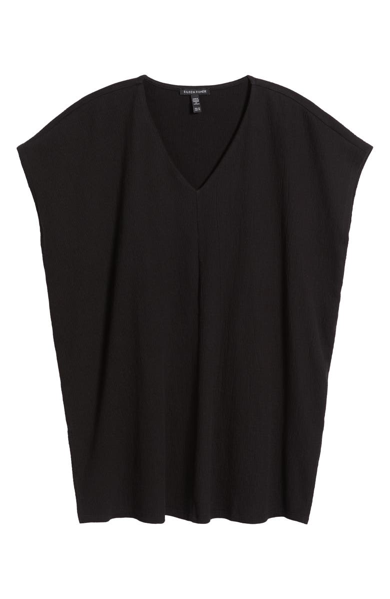 Eileen Fisher Cap Sleeve Boxy Tunic Top, Alternate, color,