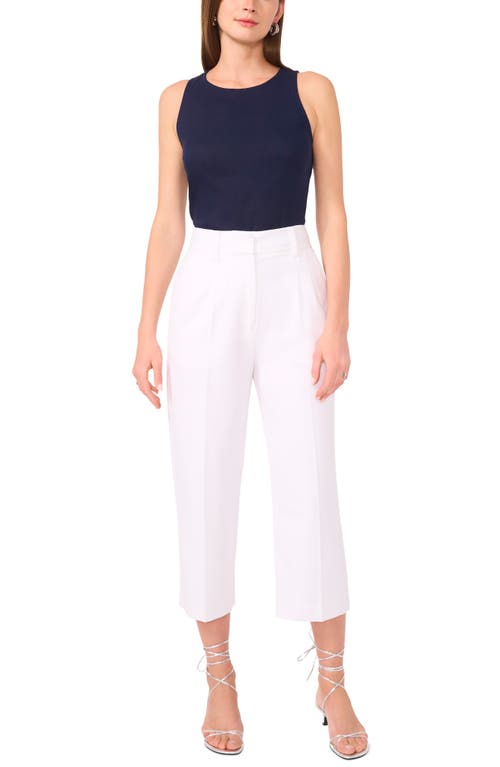 VINCE CAMUTO VINCE CAMUTO LINEN BLEND KEYHOLE TANK