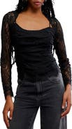 Free People Paloma Lace Top