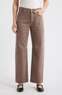 Madewell The Darted Utility Barrel Leg Jeans