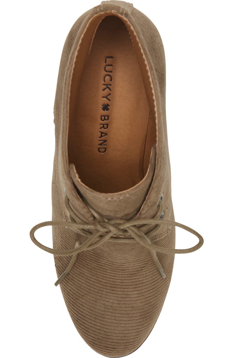 Lucky Brand Shijo Bootie, Alternate, color, Antique Green Fabric