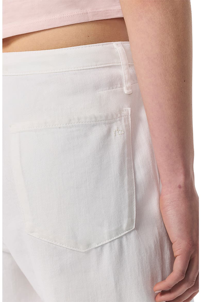 Phoebe Wide Leg Drawstring Jeans, Alternate, color, WHITE YELET