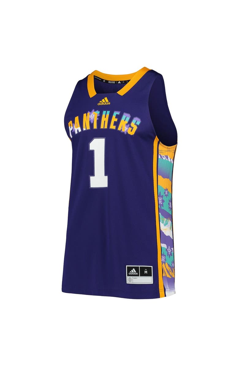 adidas Men's adidas #1 Purple Prairie View A&M Panthers Honoring Black Excellence Replica Basketball Jersey, Alternate, color, Purple