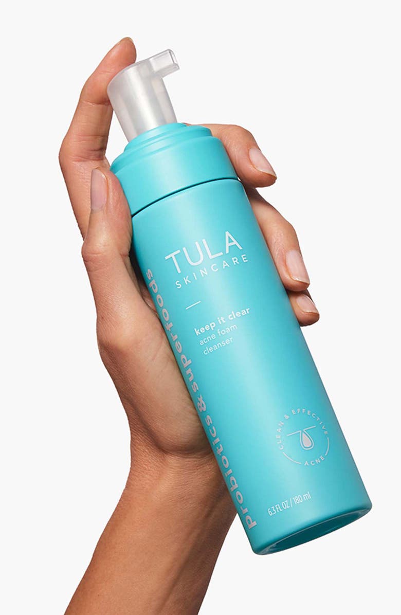 TULA Skincare Keep It Clear Acne Foam Cleanser, Alternate, color, 