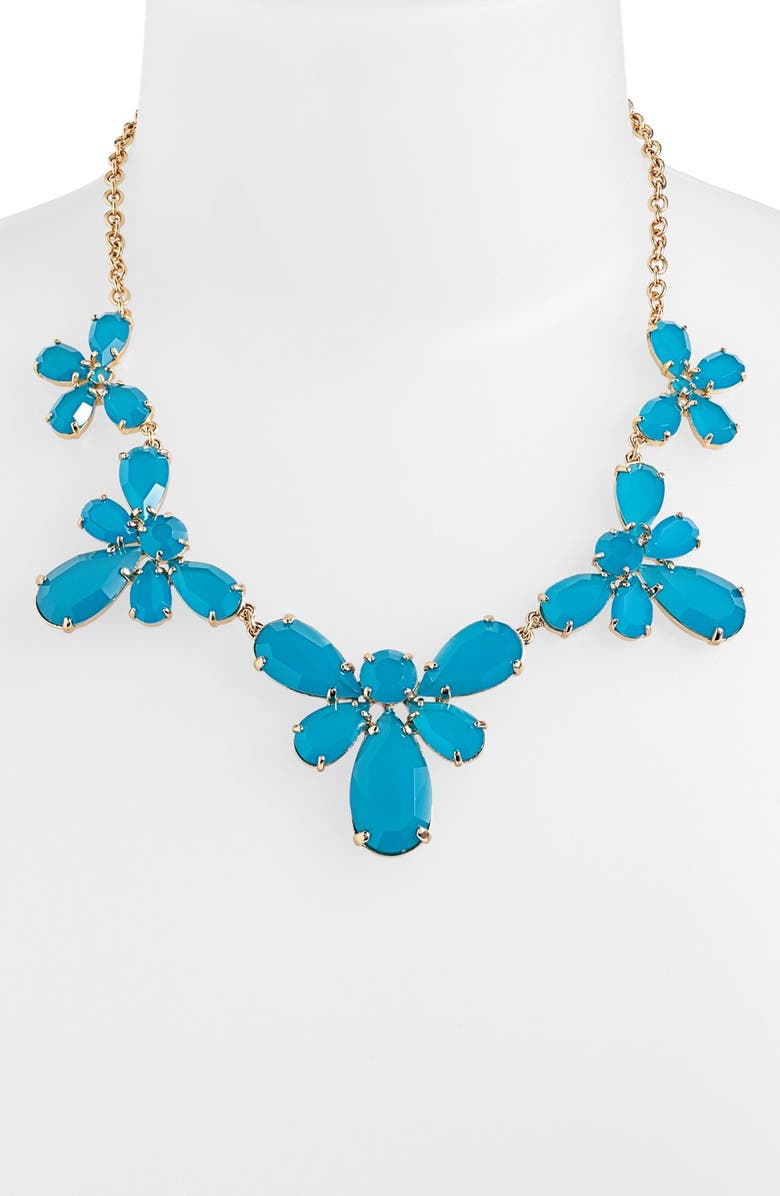 Kate Spade New York 'garden path' graduated collar necklace, Main, color, 