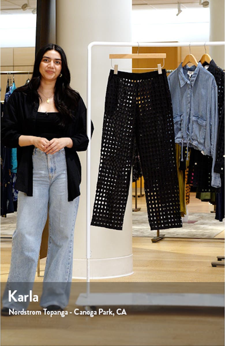 Delaney Wide Leg Cover-Up Pants, sales video thumbnail