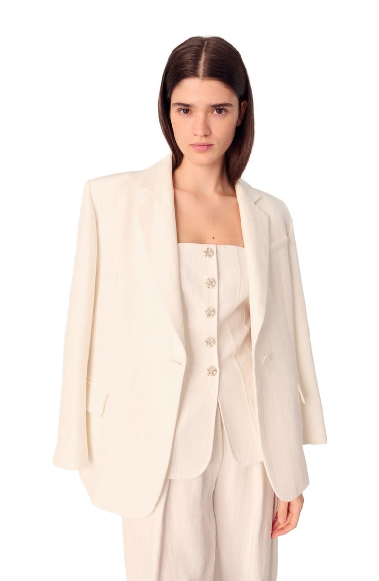 maje Bustier top, Alternate, color, 