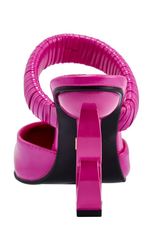 Ninety Union Luna Mule Pump In Fuchsia