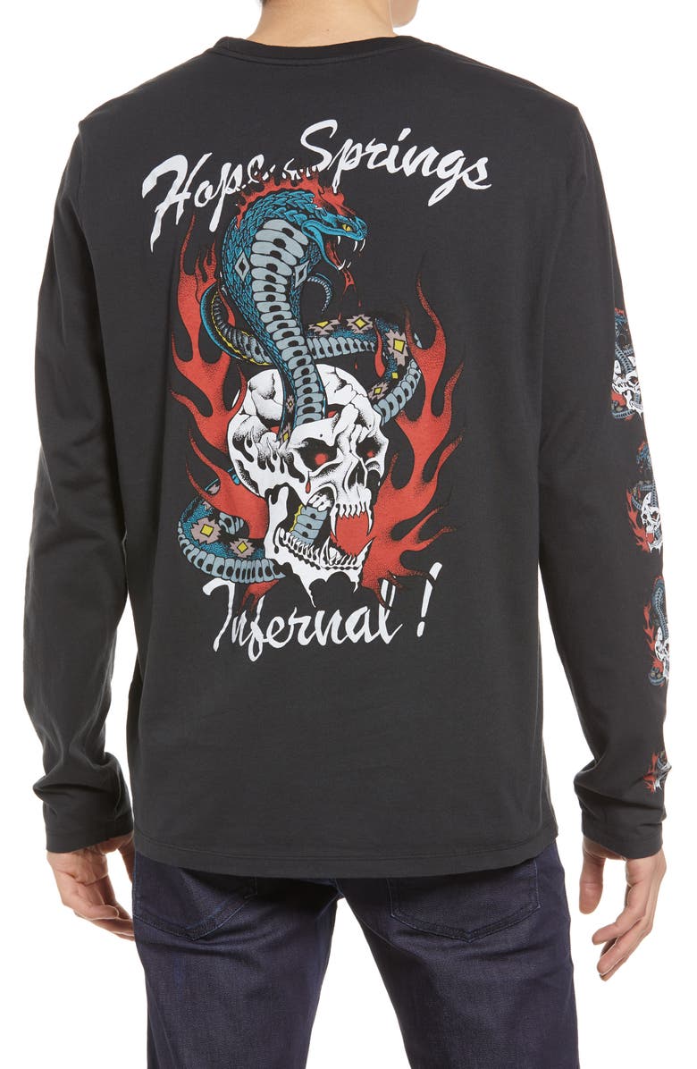 AllSaints Men's Viper Long Sleeve Graphic Tee, Alternate, color,