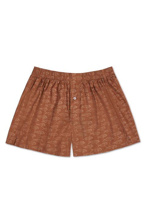 Organic Cotton School of Fish Boxer Short