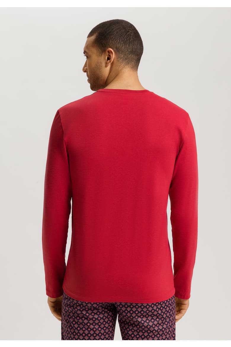 Living Shirts Cotton Crew Neck Top, Alternate, color, Baked Apple