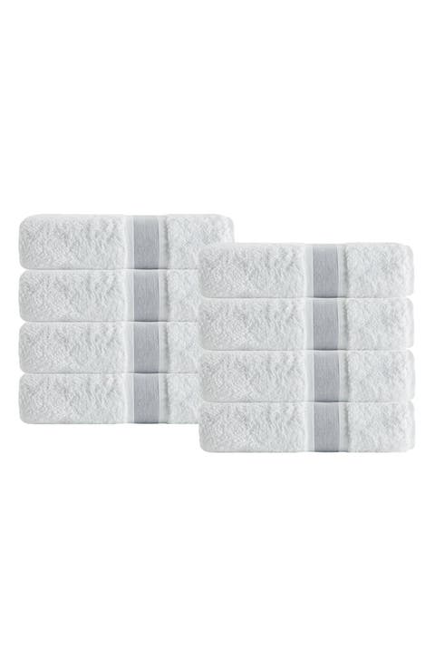 Unique 8-Piece Turkish Cotton Hand Towels