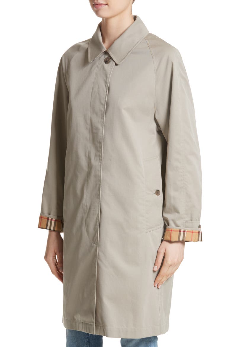 Camden Cotton Car Coat, Alternate, color, SANDSTONE