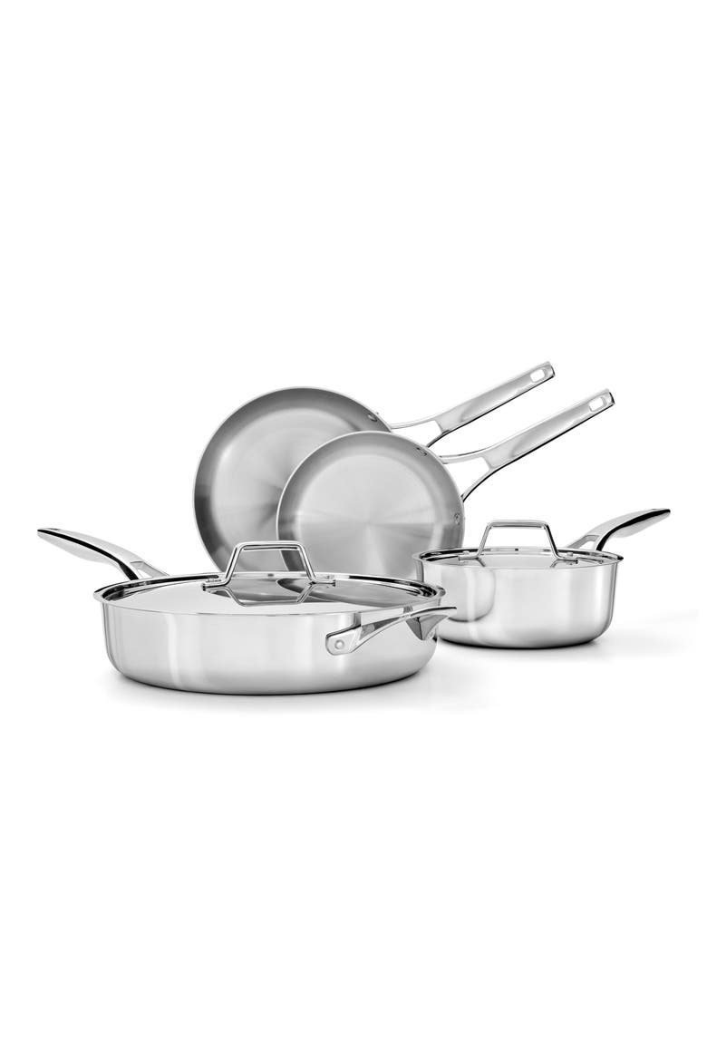 Premier Stainless Steel 6-Piece Cookware Set, Alternate, color, STAINLESS STEEL