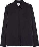 Max Mara Silk Crêpe de Chine Button-Up Shirt