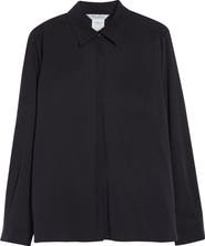 Max Mara Silk Crêpe de Chine Button-Up Shirt