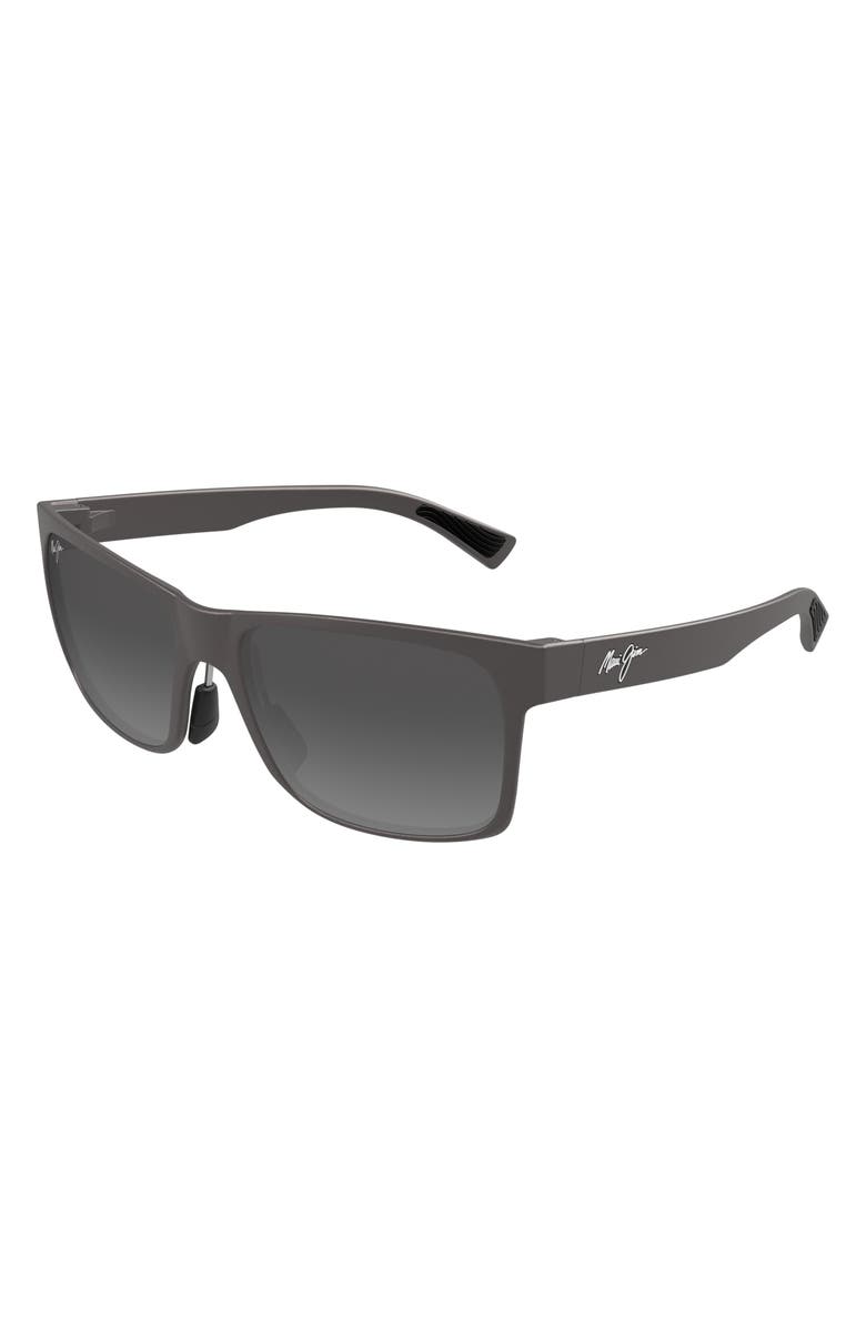 Maui Jim Ho'opili 58mm PolarizedPlus2<sup>®</sup> Wrap Sunglasses, Alternate, color, Grey